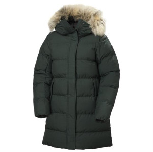Helly Hansen Womens Blossom Puffy Parka, Dark Jungle M