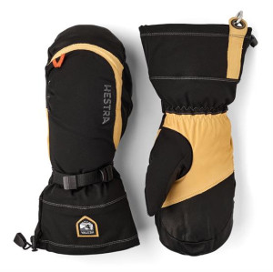 Hestra Army Leather Expedition - Mitt, Black / Light Brown Str. 9