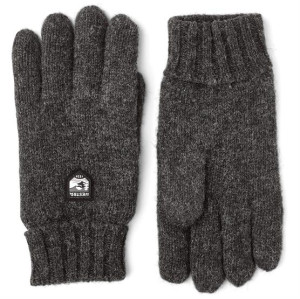 Hestra Basic Wool Glove, Charcoal Str. 9
