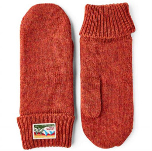 Hestra Raggwool Mitt, Brick Red Str. 10