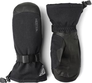 Hestra Powder Gauntlet - Mitt, Black Str. 11