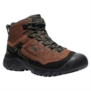 Keen Mens Targhee IV Mid WP Wide, Bison / Black 44