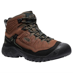 Keen Mens Targhee IV Mid WP, Bison / Black 42