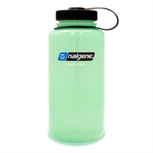 Nalgene Wide Mouth Sustain 1000 ml, Green Glow 12 gram