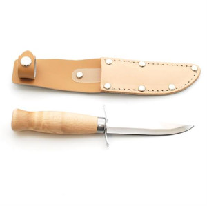 Nordpol Spejderkniv natur 100 mm. Træ 140 cm
