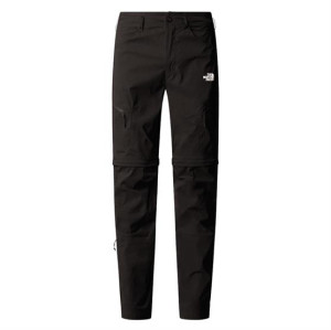 The North Face Mens Exploration Reg-Tap Convertible Pant, Black