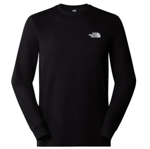 The North Face Mens L/S Box NSE Tee, Black L