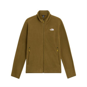The North Face Mens Glacier Fleece Jacket, Caraway Seed L/XL