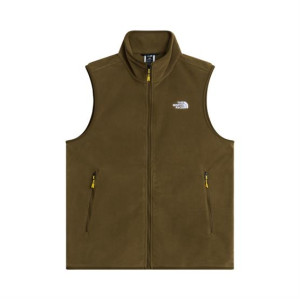 The North Face Mens Glacier Fleece Vest, Caraway Seed M
