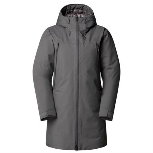 The North Face Womens MTN Range Down Parka, Smoked Pearl XXL