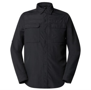 The North Face Mens L/S Sequoia Shirt, Asphalt Grey / NPF M