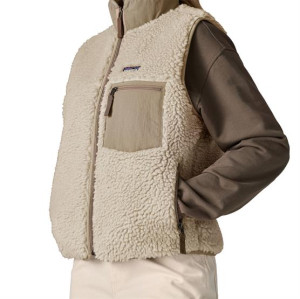 Patagonia Womens Classic Retro-X Vest, Natural XL