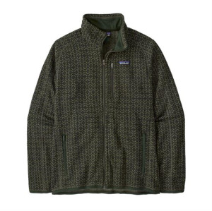 Patagonia Mens Better Sweater Jacket, Scales / Old Growth Green XL