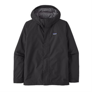 Patagonia Mens Jackson Glacier Rain Jacket, Ink Black