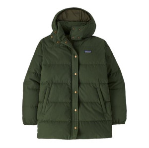 Patagonia Womens Cotton Down Parka, Torrey Pine Green M