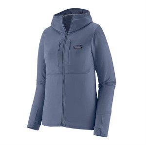 Patagonia Womens R1 Thermal Full-Zip Hoody, Current Blue L