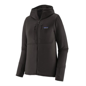 Patagonia Womens R1 Thermal Full-Zip Hoody, Black S