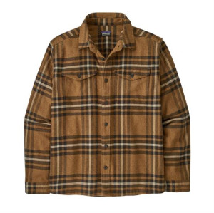Patagonia Mens Fjord Flannel Shirt, Catch / Deer Brown M