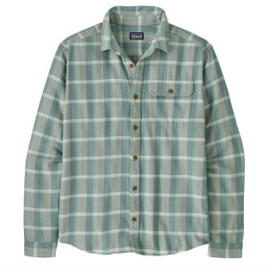 Patagonia Mens L/S LW Fjord Flannel Shirt, Marine Layer / Blue Sage