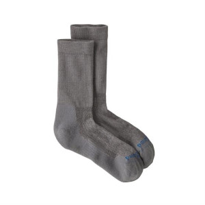 Patagonia Merino Wool Blend Crew Socks, Feather Grey M