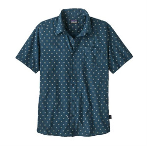 Patagonia Mens Go To Shirt, Sun Beams / Lagom Blue M