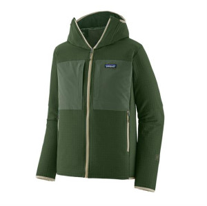 Patagonia Mens R2 TechFace Hoody, Treeline Green XL