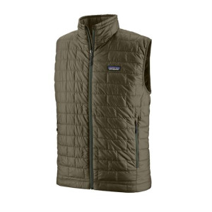 Patagonia Mens Nano Puff Vest, Basin Green / Tent Green L