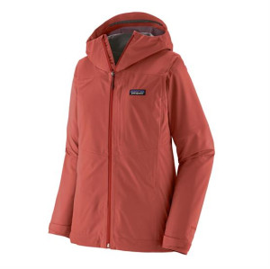 Patagonia Womens Boulder Fork Rain Jacket, Potters Red M