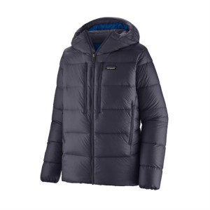 Patagonia Mens Fitz Roy Down Hoody, Sunken Blue M