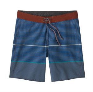 Patagonia Mens Hydropeak Boardshorts, Olivas / Utility Blue M