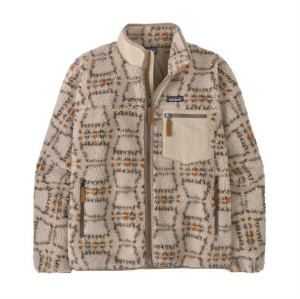 Patagonia Mens Classic Retro-X Jacket, Snowshoe Hare / Natural XXL