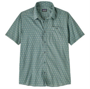 Patagonia Mens Go To Shirt, Suns / Blue Sage M