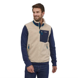 Patagonia Mens Classic Retro-X Vest, Natural S