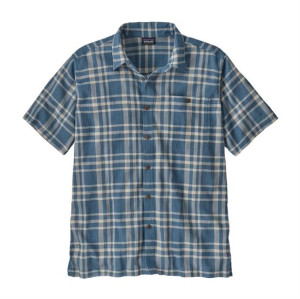 Patagonia Mens A/C Shirt, Bloom / Still Blue M