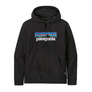 Patagonia Mens P-6 Logo Uprisal Hoody, Black XXL
