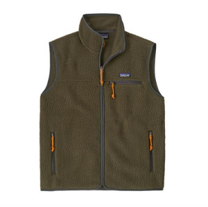 Patagonia Mens Retro Pile Vest, Basin Green L