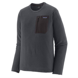 Patagonia Mens R1 Air Crew, Smolder Blue S