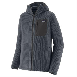 Patagonia Mens R1 Air Full-Zip Hoody, Smolder Blue XL