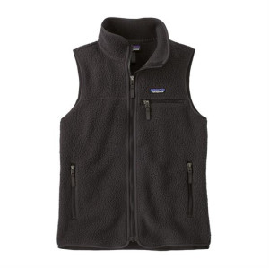 Patagonia Womens Retro Pile Vest, Ink Black XXL