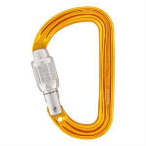Petzl Carabiner SM'D Screw-Lock, Gul