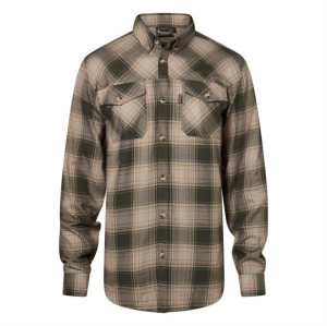 Pinewood Finnveden Forest Flannel Shirt Mens, Olive / D.Green M