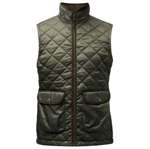 Pinewood Nydala Classic Vest Womens, Moss Green 45