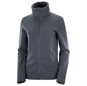 Salomon Essential Cosy Fleece FZ Womens, Ebony 43