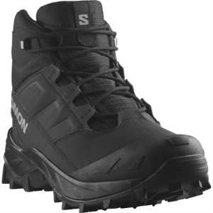 Salomon Crosstrak WP Mens, Black / Black 37