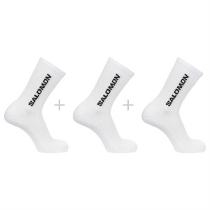 Salomon Everday Crew 3-Pack, White / White