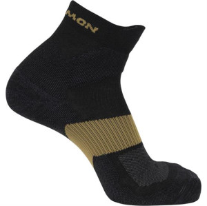 Salomon X Ultra Quarter Socks, Black / Kelp L