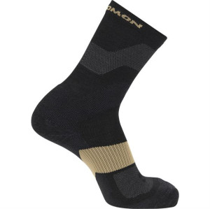 Salomon X Ultra Crew Socks, Black / Kelp L