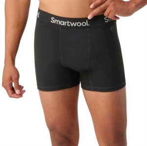 Smartwool Mens Active Boxer Brief Everyday, Black S