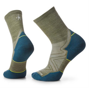 Smartwool Run Targeted Cushion Crew Sock, Winter Moss L