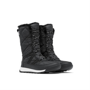 Sorel Whitney II Plus Tall Lace WP Womens, Black / Sea Salt 40,5